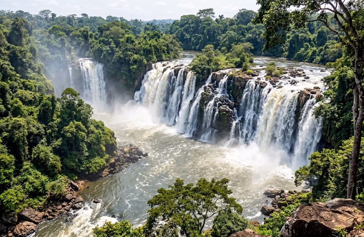 De las cataratas de Kongou a las playas de Pongara Salida garantizada 10 DICIEMBRE 2026