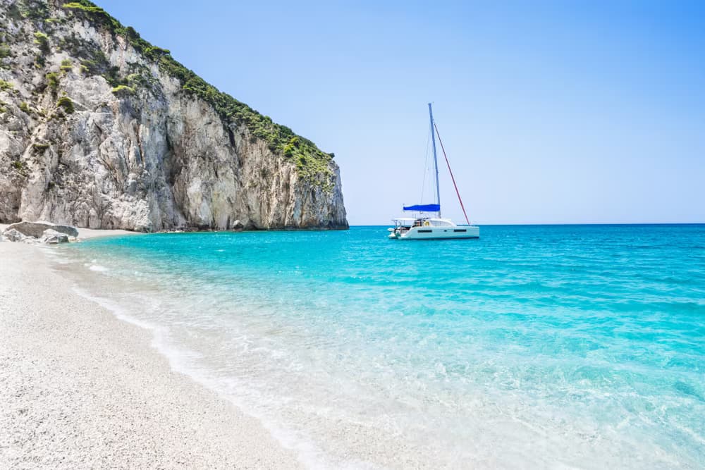 Crucero en camarote en catamarán en las islas jónicas