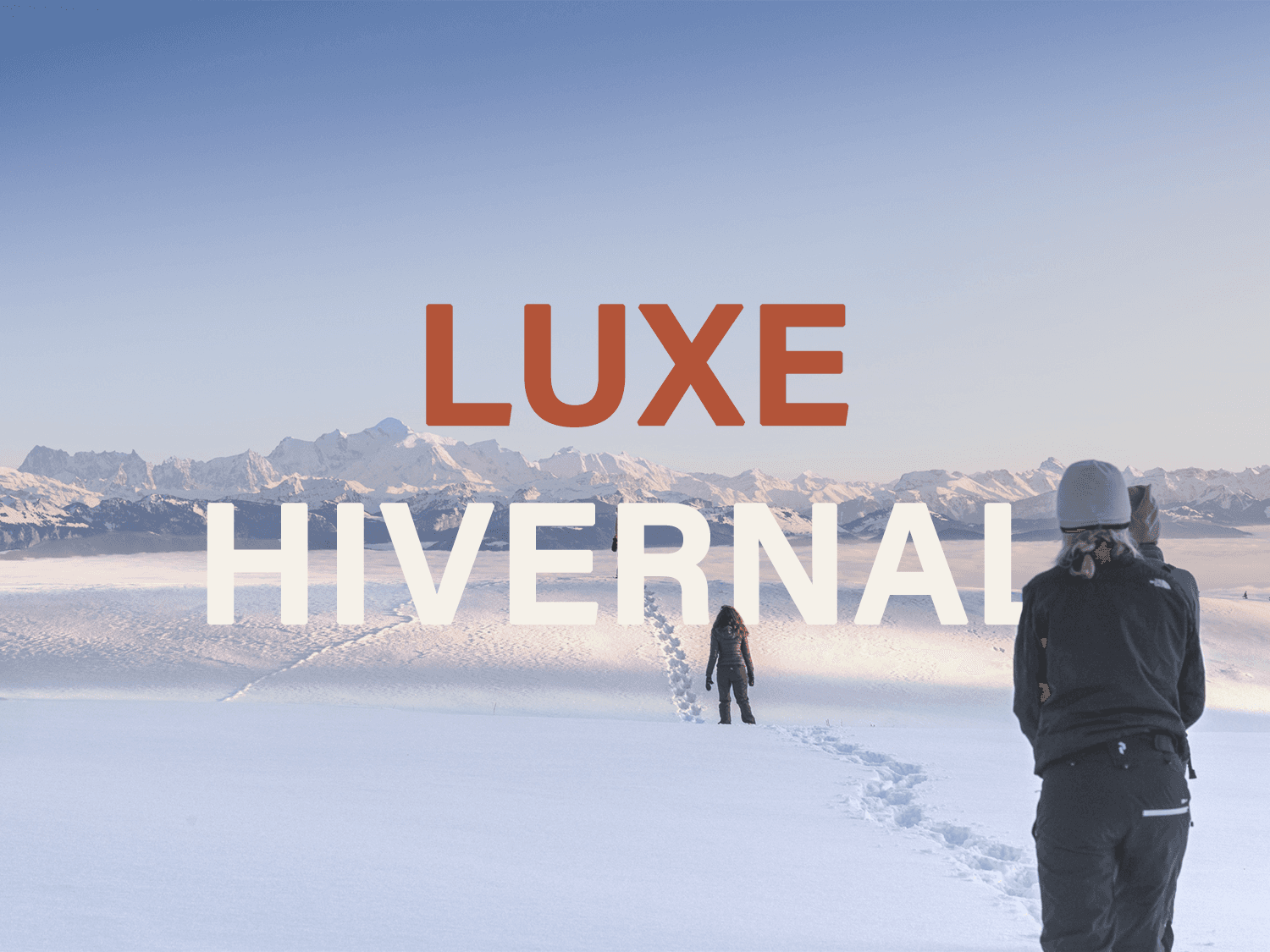 Campamento de invierno en el Jura