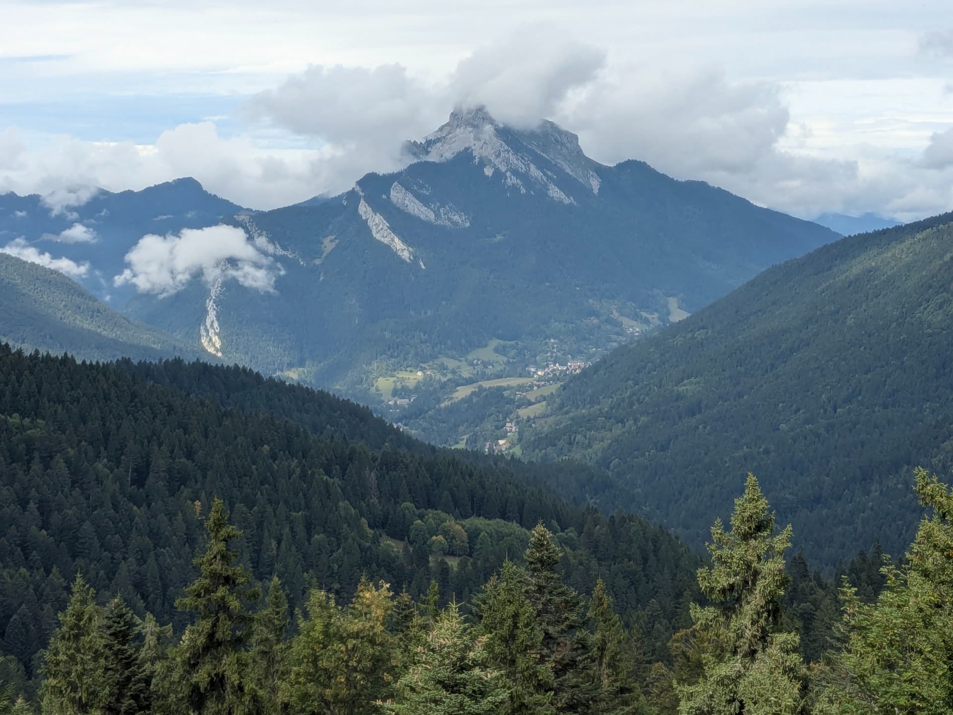 En la cima del Mont Granier