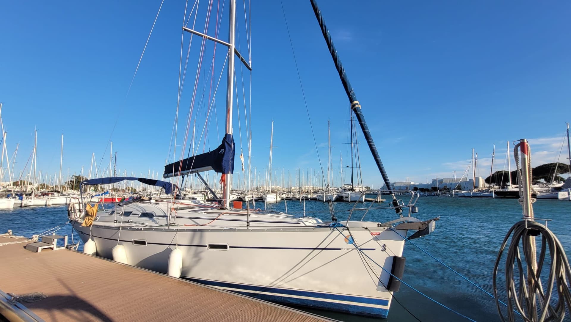 Bienvenida a bordo del velero