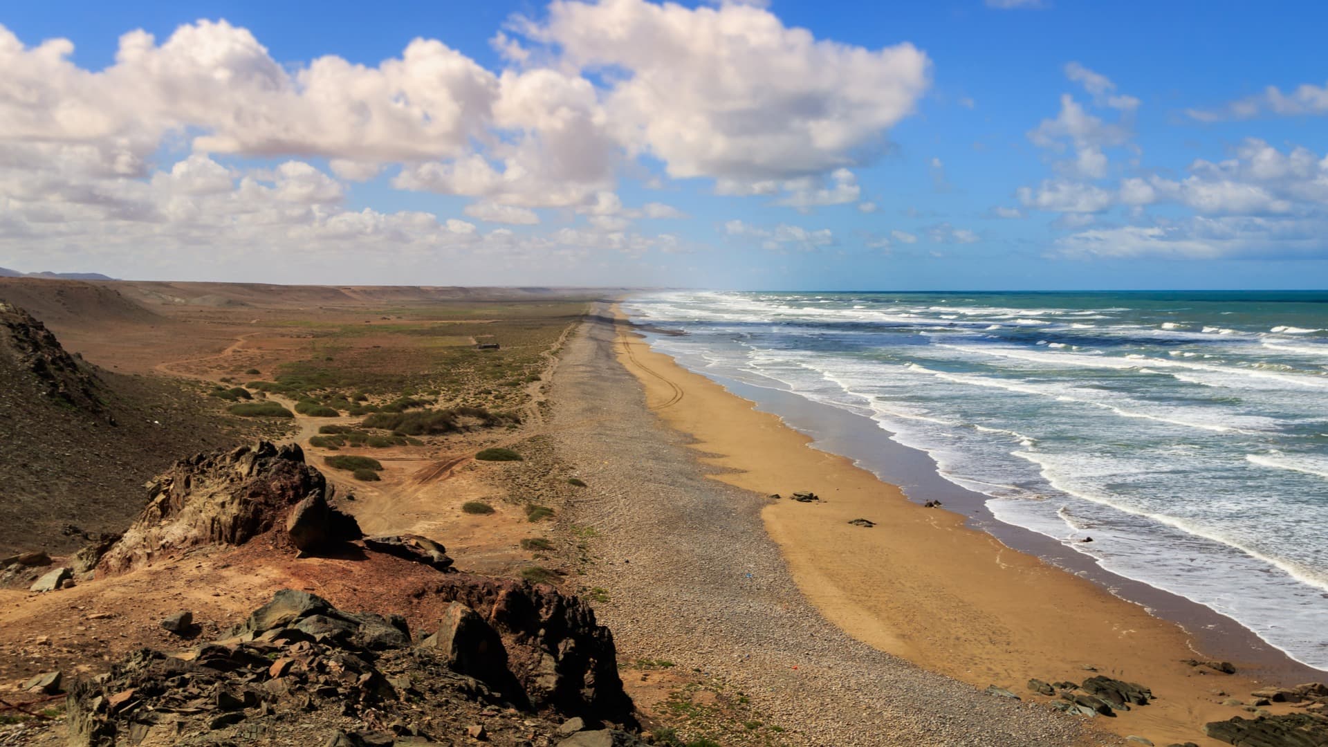 La plage blanche en version bivouac