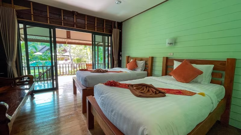 Two Bed Room Pool View Fan