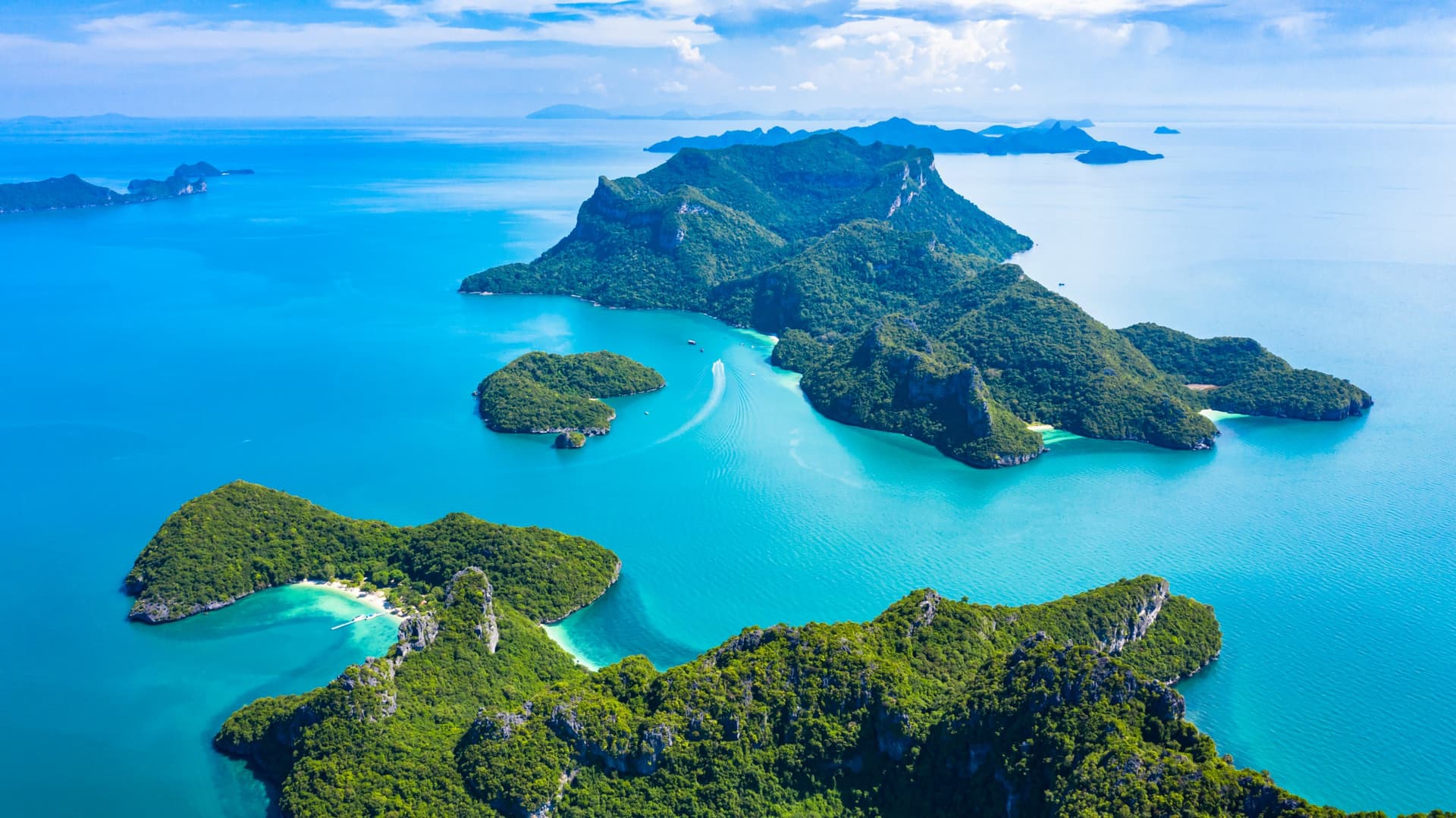 Las islas de Tailandia en verano
