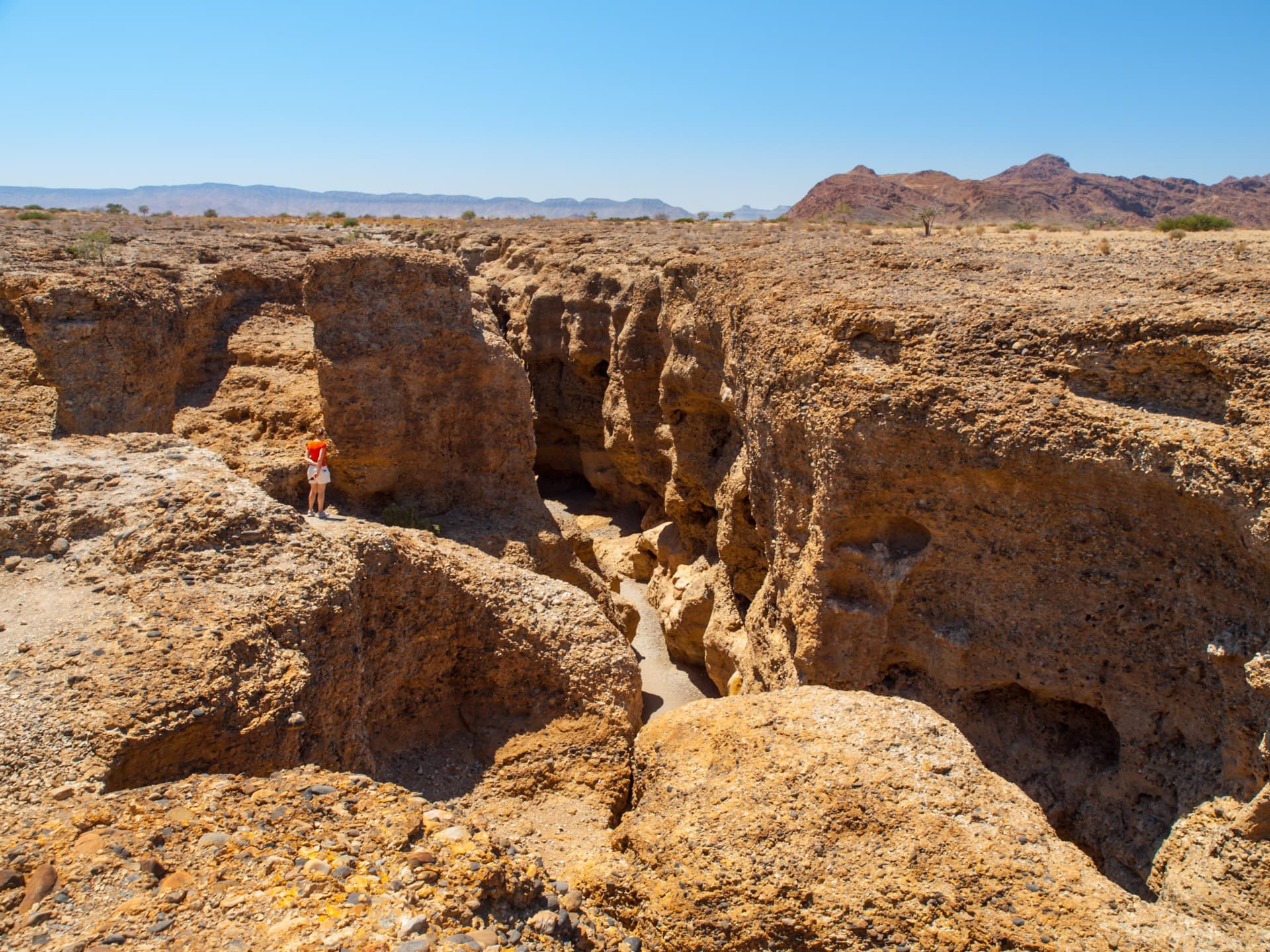 Ruta hacia el desierto del Namib