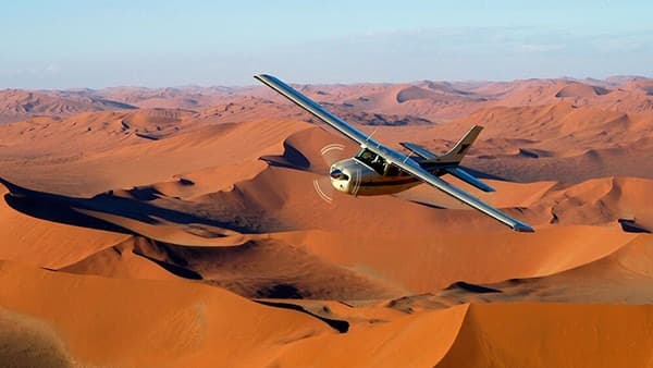 Namibia vista del cielo (fly-in) — Confort