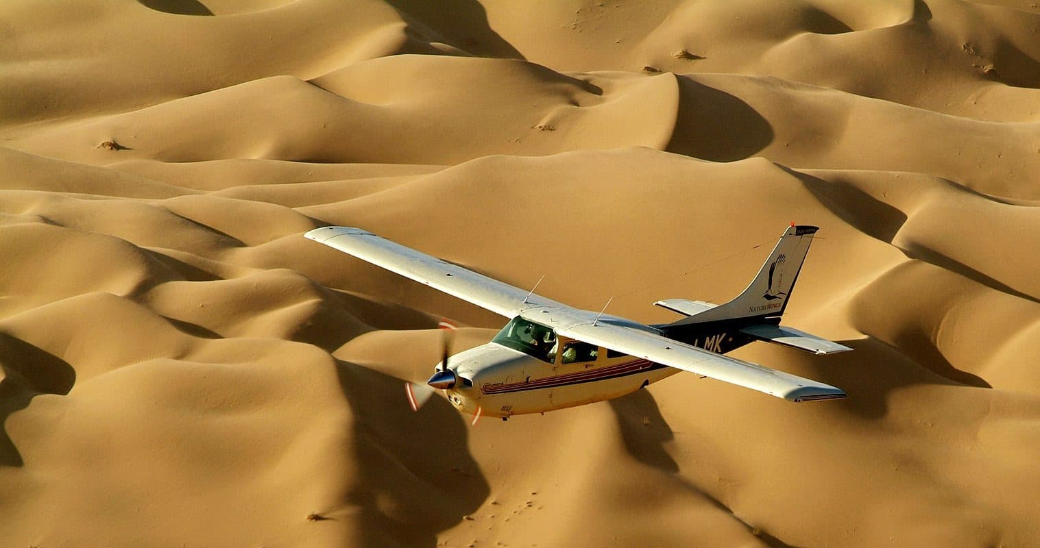 Namibia vista del cielo (fly-in) — Lujo