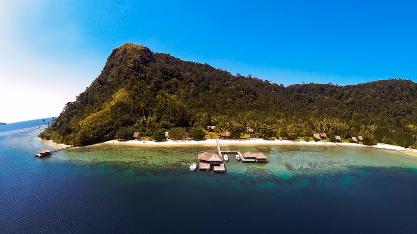 Sumatra-Oeste: extensión en la isla de Cubadak