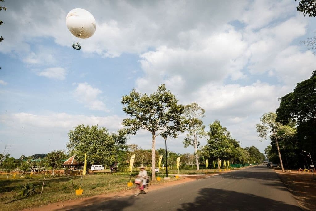 Vuelo en globo aerostático sobre Angkor