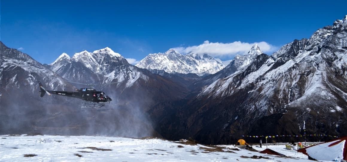 Heli trek: Campamento Base del Everest