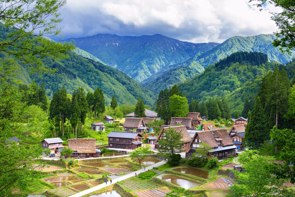 Viaje por carretera en los Alpes japoneses